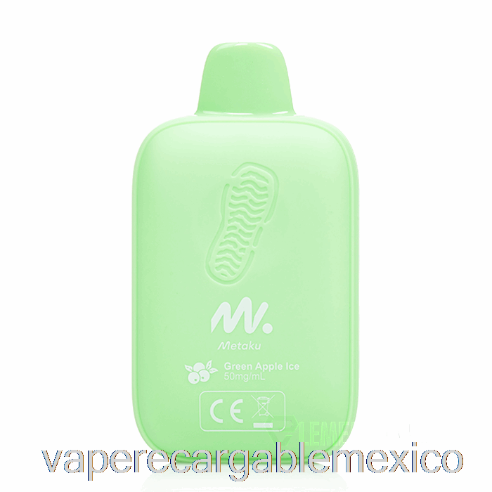 Vape Recargable Metaku Moonwalk 9000 Desechable Manzana Verde Hielo